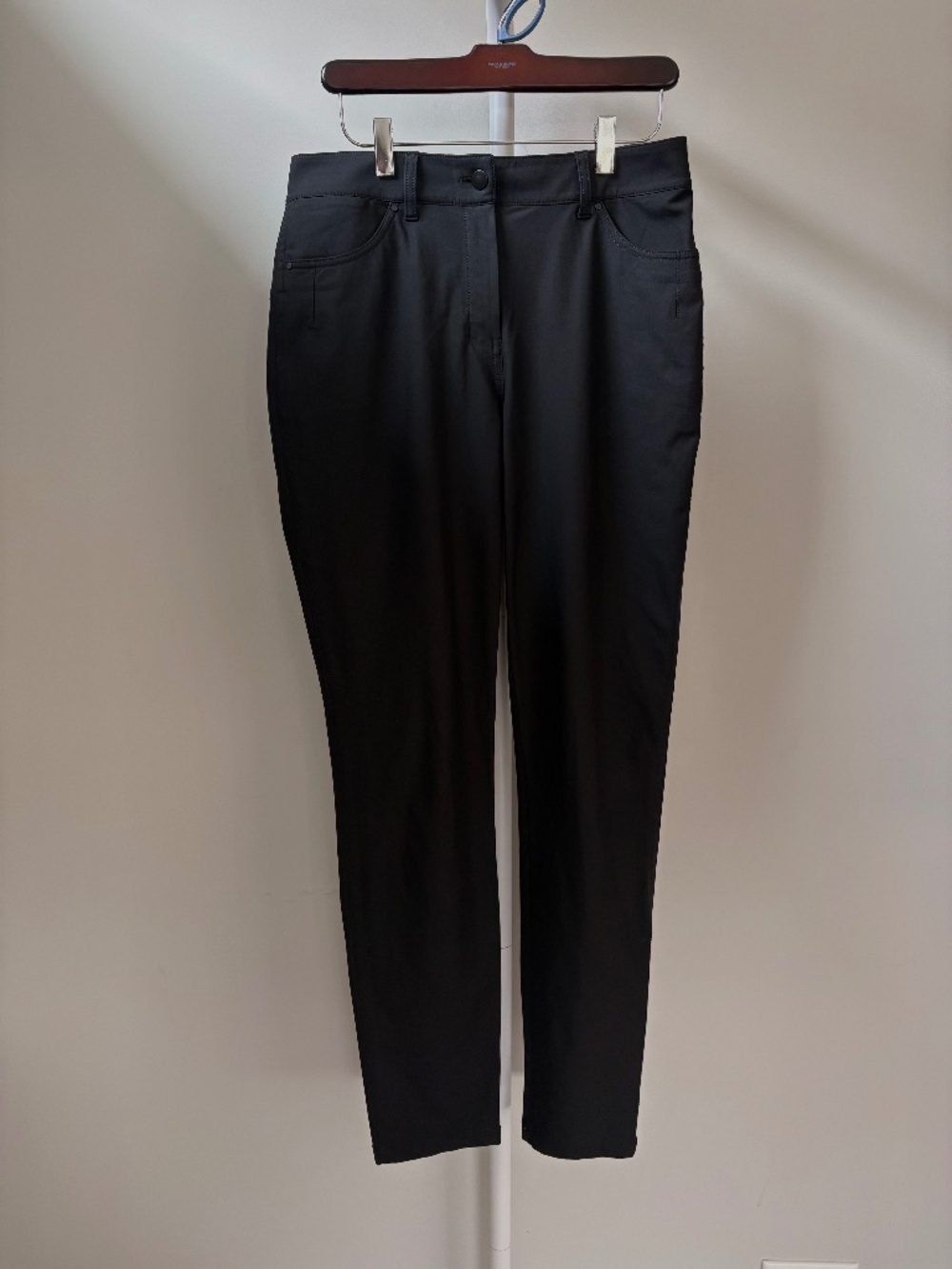 Lululemon City Sleek 5 Pocket High-Rise 7/8 Pant Black Size 8